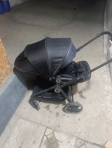 Коляски: Коляска, цвет - Черный, Б/у — 7