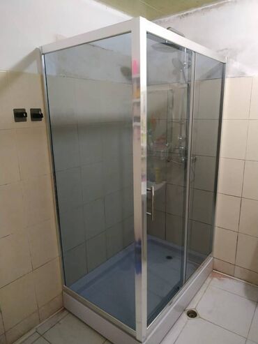 duş dəsti: Üstü açıq kabina