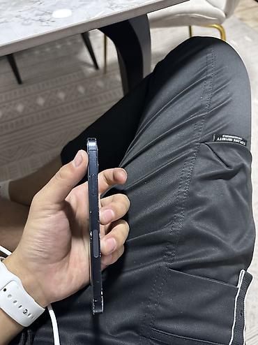 iphon 13 pro max: IPhone 12, Б/у, 128 ГБ, Blue Titanium, Чехол, 82 % — 7