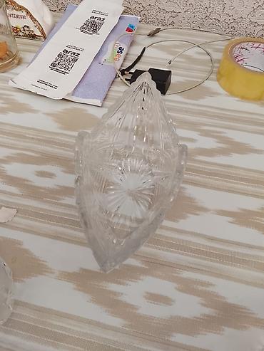 salfet: Kolleksiya kristal məmulatlar dəsti - Material: qalın, şəffaf kəsme — 4