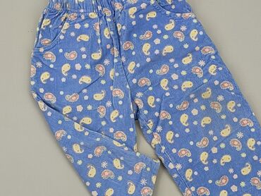 zestawy ubrań dziecięcych: Baby material trousers, 12-18 months, 80-86 cm, condition - Very good