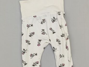 legginsy biało czarne: Legginsy, Disney, 0-3 m, stan - Bardzo dobry