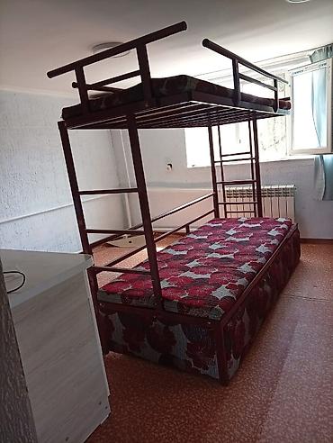 bunk bed: Металлическая двухъярусная кровать с раскладным нижним спальным — 2