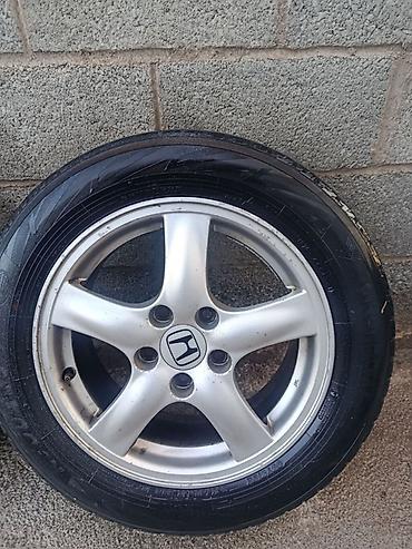 step wgn: Комплект из 4 колес Honda: оригинальные литые диски с шинами. - — 2