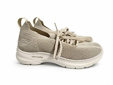 теплые кеды: Кроссовки, 38, Skechers, Новый, цвет - Бежевый, Самовывоз — 1