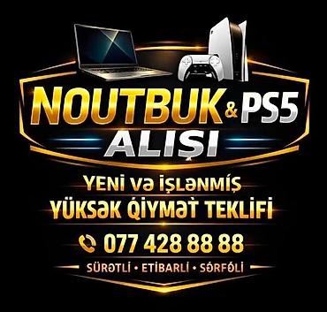 Ноутбуки и аксессуары: YUKSEK QIYMETE NOUTBUK PS5 ALIRAM TEKLIF EDIN YENI VE ISLEMIS — 1