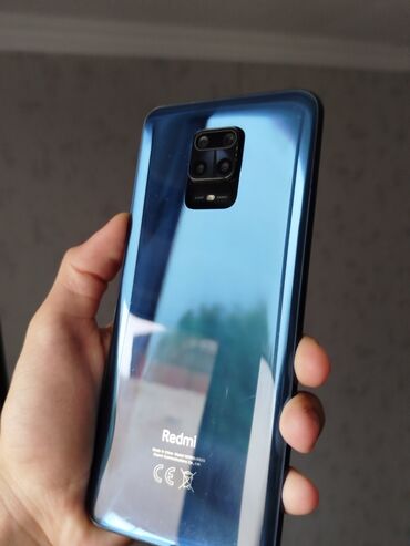 Xiaomi: Xiaomi Redmi Note 9 Pro, 128 GB, rəng - Göy, 
 Sensor, Barmaq izi, İki sim kartlı