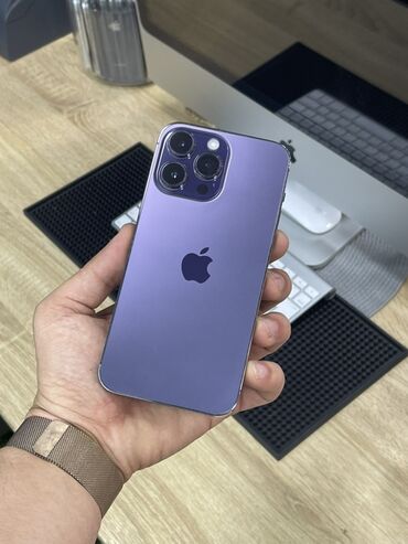iphone 14 pro kaç manat: IPhone 14 Pro, 128 GB, Deep Purple, Face ID