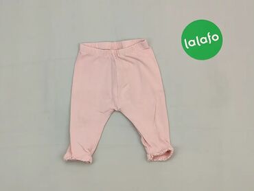 Spodnie, 3-6 m, wzrost - 68 cm., stan - Dobry, wzór - Jednolity kolor, kolor - Różowy