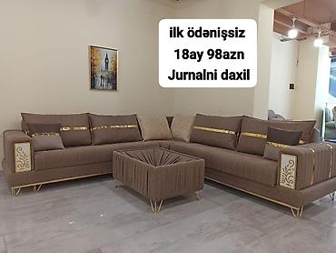 Divanlar: Künc divan kolleksiyası - Müasir dizaynlı L-şəkilli künc divanlar - — 69