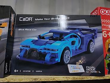 Игрушки: Конструктор CaDA «Blue Race Car» (C51073W) - Модель: синий гоночный — 1