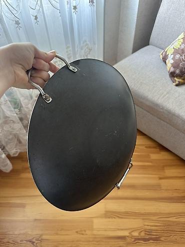 qaz: Dəmir sac tava – iki tərəfli istifadə üçün - Material: qalın karbon — 1