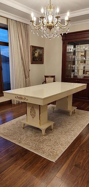 Sifarişlə ev mebeli: Düz masa, Açılmayan, Parlaq laminat — 8