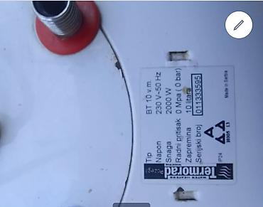 punjaci za telefon: Bojler 80 litara -tiki 50 lit-končar, 10 litara -termorad ( kazan — 8