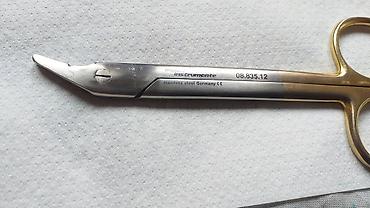 lapis za rane: Sečice makaze za konac žicu metalne mrežice titanijum Kao sa slika — 7