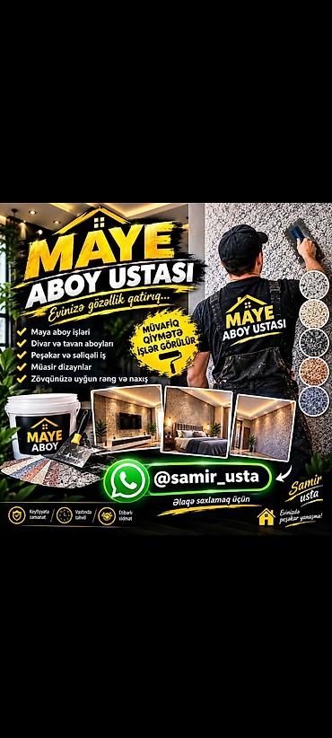 tavan dizaynlari: Maye Aboy Ustası – evinizə gözəllik qatırıq Təklif olunan xidmətlər — 1