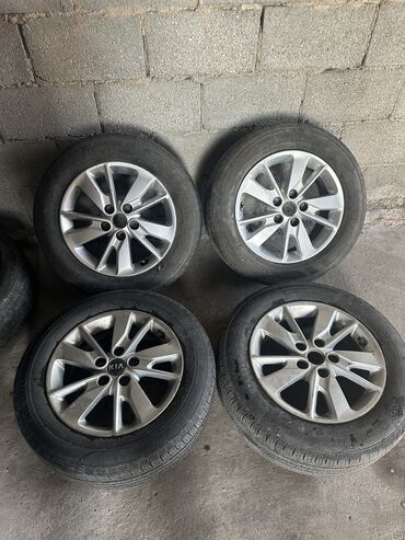 r18 kia: Колеса в сборе 215 / 60 / R 16, Лето, Б/у, Комплект, Легковые, Литые, отверстий - 5