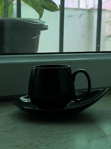 Кухонные принадлежности: Кофейный набор, цвет - Черный, Керамика, 4 персон — 1
