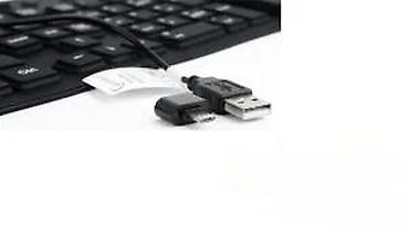 Tastature: Savitljiva silikon tastatura – vodootporna i prenosiva - Materijal — 12