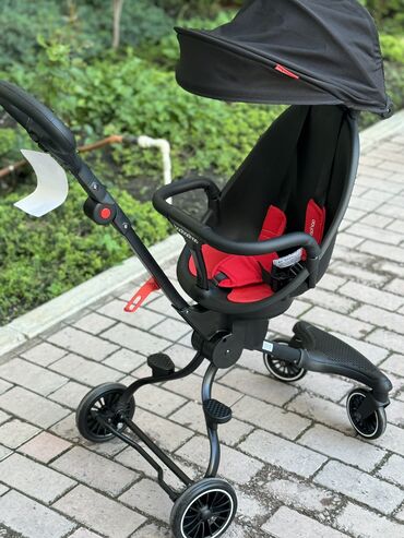 коляски детский: Коляска, цвет - Черный, Новый