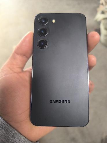 Мобильные телефоны и аксессуары: Samsung Galaxy S23, Б/у, 256 ГБ, цвет - Черный, 1 SIM — 2