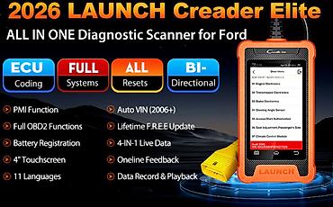 AZ - Diagnostic auto scanners: LAUNCH X431 Creader Elite OBD2 Ford, Lincoln, Mazda Može da — 7
