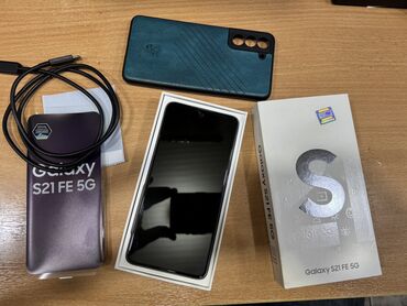 Honda: Samsung Galaxy S21 FE, 128 GB, rəng - Qara, Barmaq izi, İki sim kartlı, Face ID