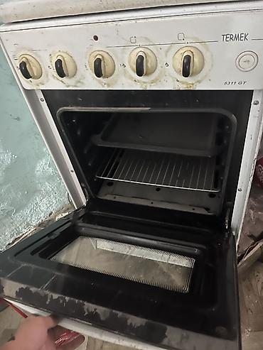 Plitələr və bişirmə panelləri: Termek 5311 GT qaz sobası - 4 gözlü qaz plitəsi: 3 standart + 1 kiçik — 4
