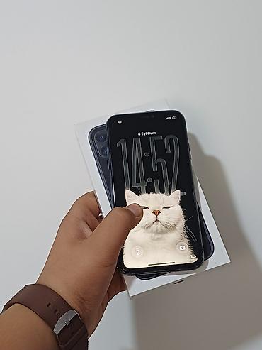iphone 111: IPhone 11, 64 GB, Qara, Zəmanət, Simsiz şarj, Face ID — 2
