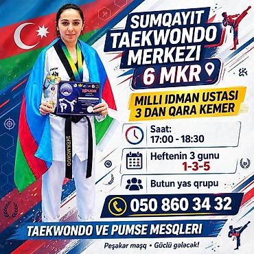 Gözəllik və sağlamlıq: Sumqayıt Taekvondo Mərkəzi – 6-cı mkr - Milli idman ustası, 3 Dan — 1