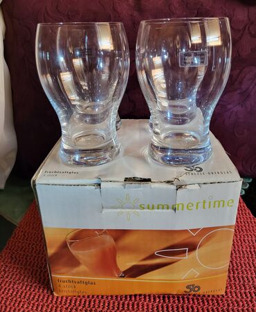 Čaše: Case vintaz,nove kristalne Stolzle O. nemacke. Univerzalne case,za — 2