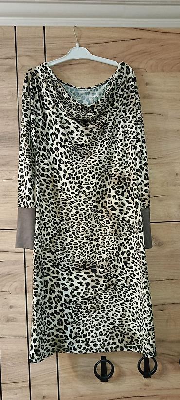 qadin cekme: Leopar naxışlı qadın donu ölçü-40 - Model: düz kəsimli, rahat siluet — 1