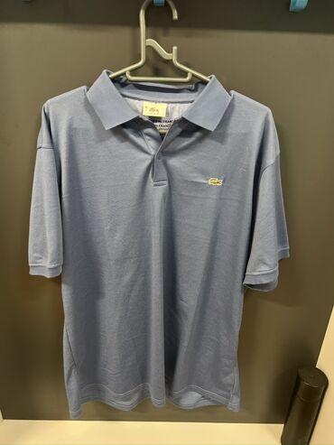 Другая мужская одежда: Мужское поло, Lacoste, XL (EU 42), цвет - Синий