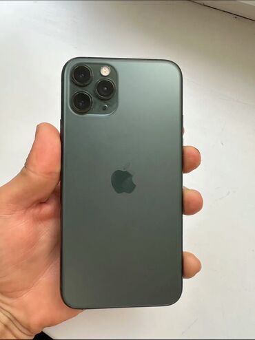 Apple iPhone: IPhone 11 Pro, Б/у, 256 ГБ, Alpine Green, Защитное стекло, Чехол, 84 %