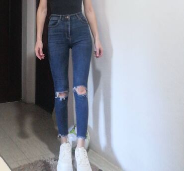 jakna 10: 25, 38, Jeans, High rise, Ripped