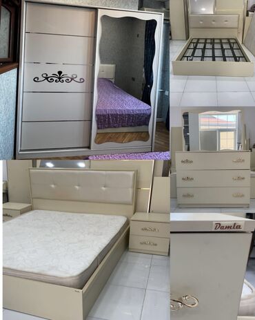dama: 2 təknəfərlik çarpayı, Dolab, Termo, 2 tumba, İşlənmiş