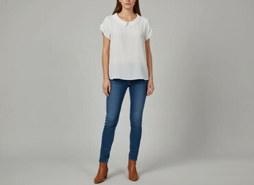 przezroczysta bluzka reserved: Pretty Girl, Women's blouse, size XS