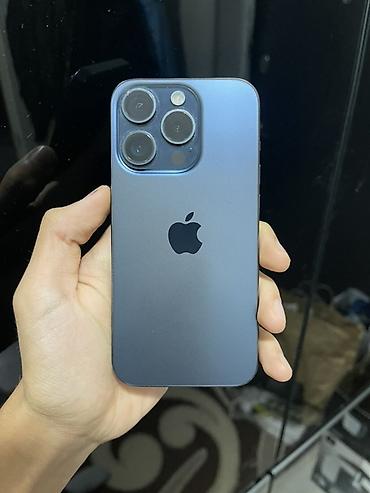 IPhone 15 Pro, Б/у, 256 ГБ, Blue Titanium, 87 %