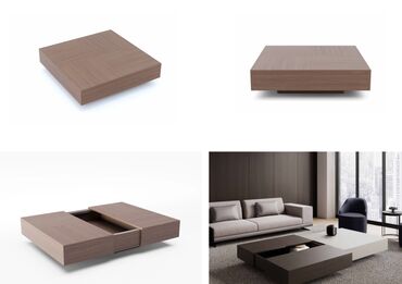 стол приставной: Jurnal masası, İşlənmiş, Açılmayan, MDF, Kvadrat masa