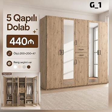 baltalar: Yeni, 5 qapı, Taxta, Açılan, Düz dolab — 1