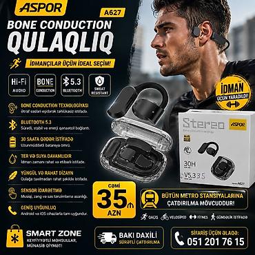 Yeni Simsiz (Bluetooth) Qulaqcıqlar, rəng - Boz