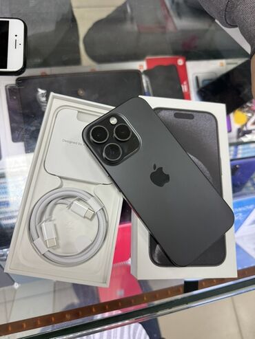 redmi note 7 цена бу: IPhone 15 Pro, Колдонулган, 256 ГБ, Black Titanium, Куту, 88 %