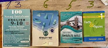 Kitablar və jurnallar: Kitabların hər birinin üz qabığı və içi təmizdir,demək olar 1-2 dəfə — 1