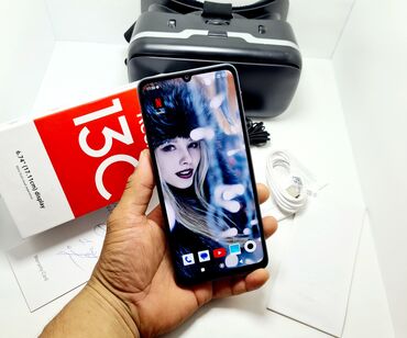 телефоны xiaomi redmi 9с: Redmi, Redmi Note 13, Колдонулган, 256 ГБ, түсү - Көк, 2 SIM, eSIM