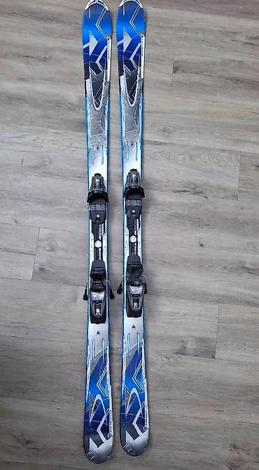 кыш: Горнолыжный комплект: лыжи K2 с креплениями Marker и ботинки Lange. В — 1
