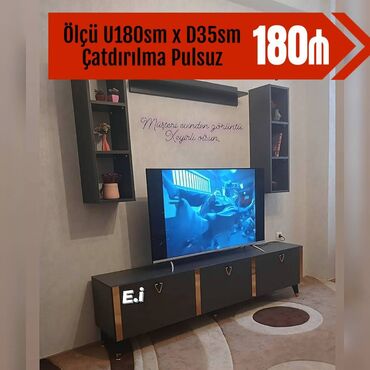 TV altlığı: Yeni, Düz TV altlığı, Polkalı, Laminat, Azərbaycan