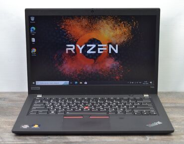 ноутбуки 8 ядерные: Ультрабук, Lenovo, 16 ГБ ОЭТ, AMD Ryzen 5, 14 ", Жаңы, Жумуш, окуу үчүн, эс тутум SSD