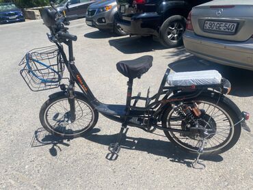 24 lük velosibet: Elektrik velosipedi Moser, 24", sürətlərin sayı: 1, 250 Vt