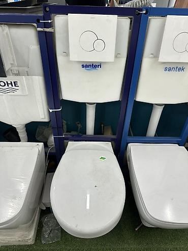 инсталляция: Подвесной унитаз с инсталляцией Santeri - Комплект: скрытый бачок с — 1