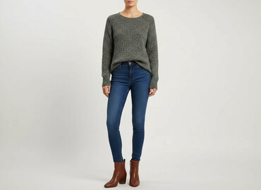 Swetry: Sweter damski, rozmiar S